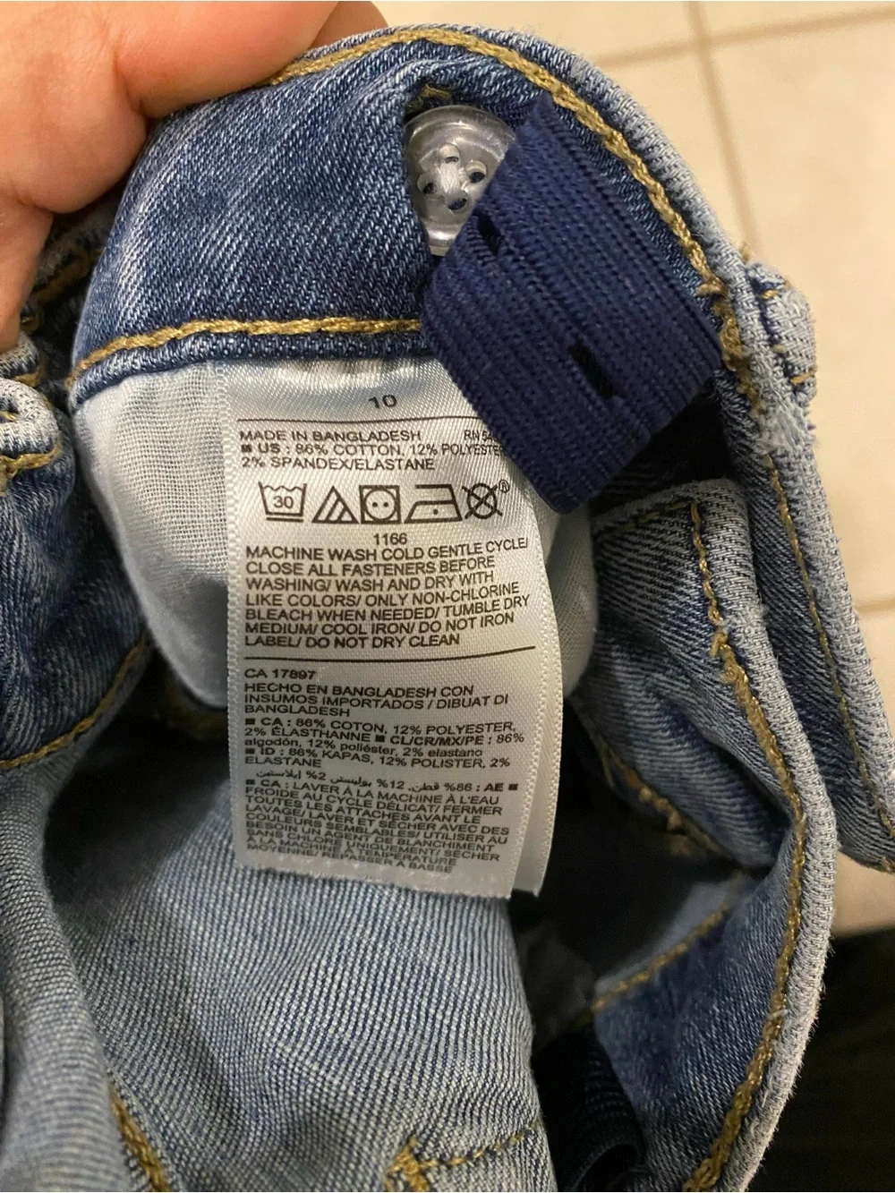 Old Navy Karate Slim Distressed Denim Jeans